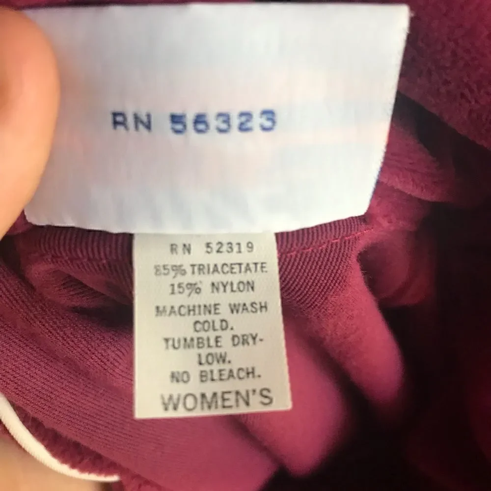 Vintage  Nike 80s Velour Zip Up Women’s XS